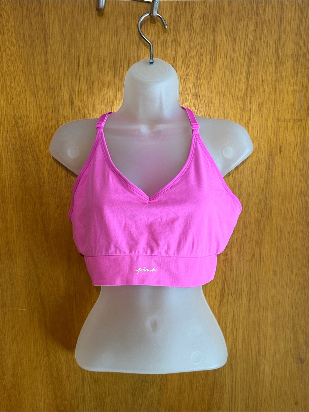 PINK Victoria’s Secret PINK ACTIVE Lightweight Everyday V-neck Sports Bra XXL